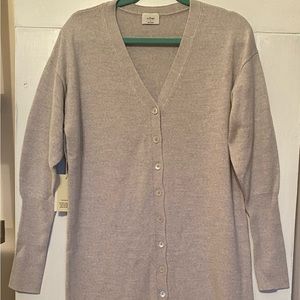 Aritzia Wilfred “SPA” Long Dress / Cardigan, Size Small, NWT